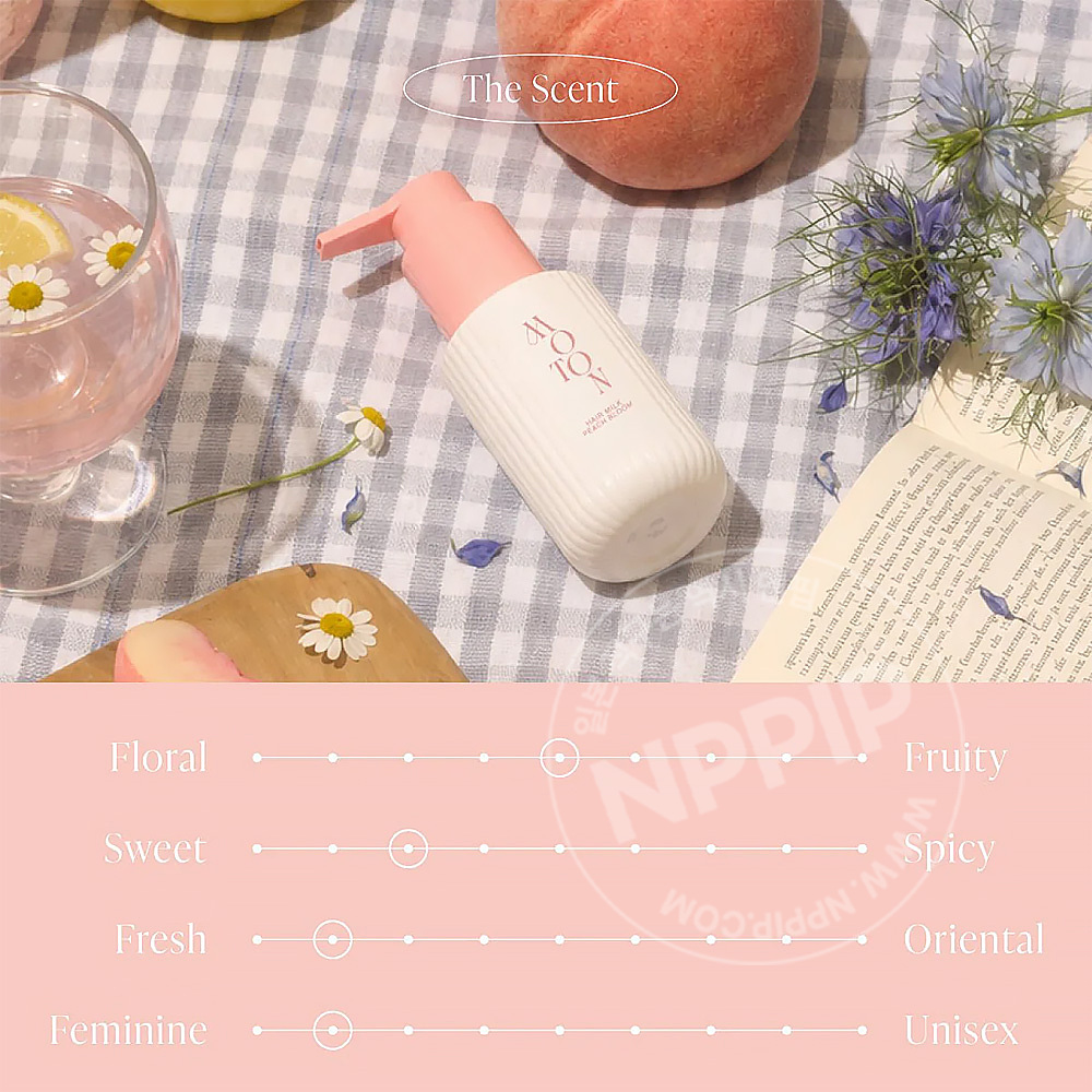 moton 모톤 실키 에센스 헤어 밀크 피치블룸향 100ml