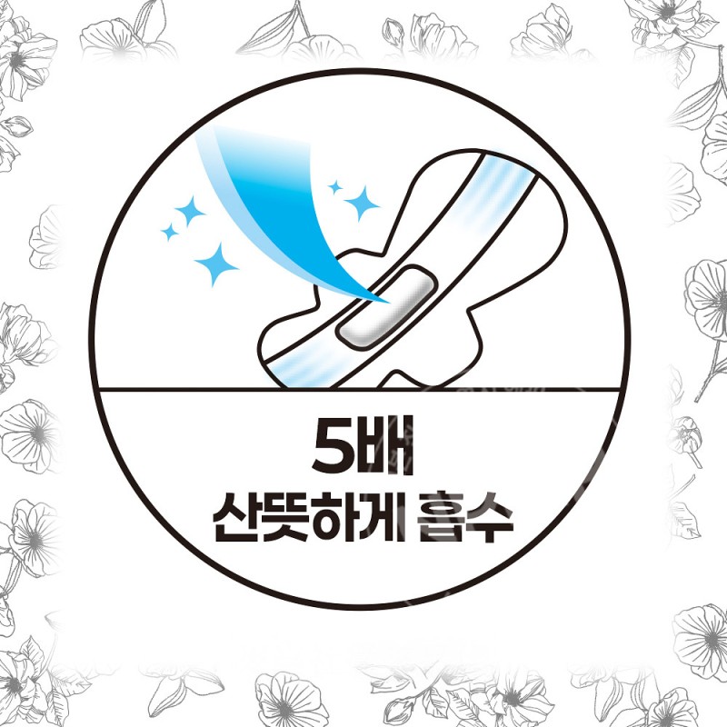 유티참 센터인 콤팩트 1/2 무향 양많은 날 나이트용 슬림 날개타입 30.5cm 12개입