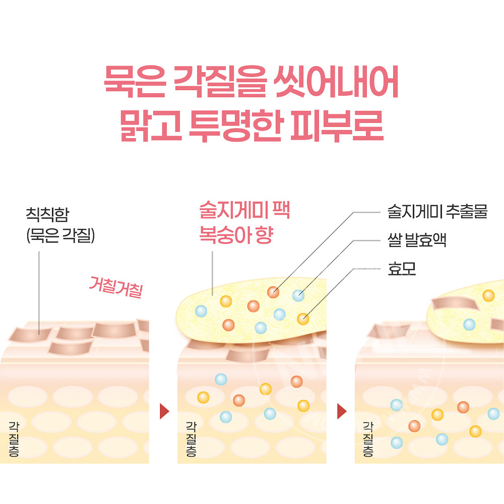 와푸드메이드 씻어내는 술지게미 워시오프 타입 복숭아향 170g