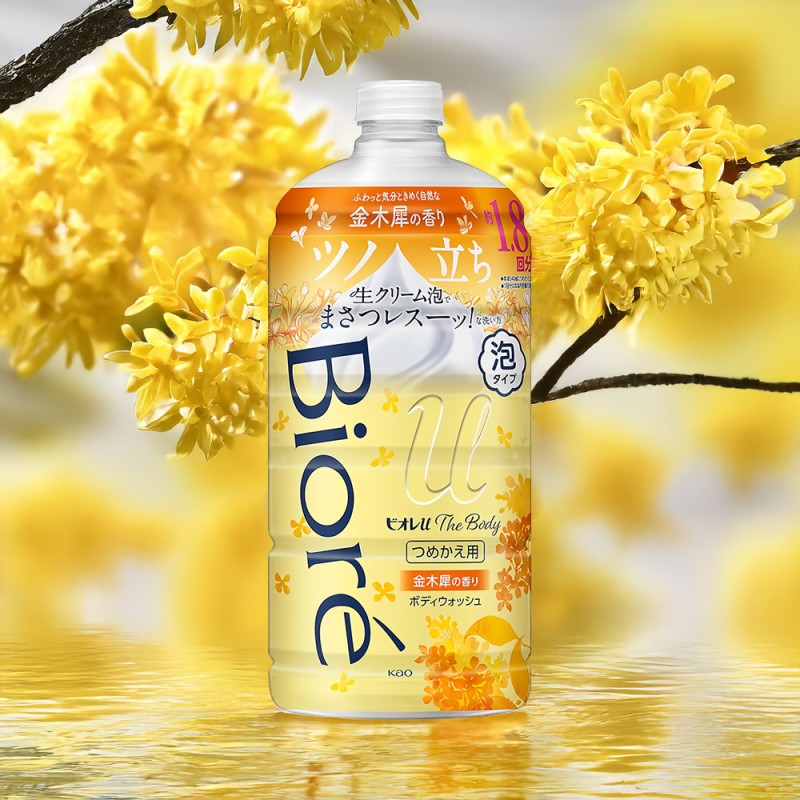 비오레 u 바디워시 거품타입 금목서향 리필 780ml