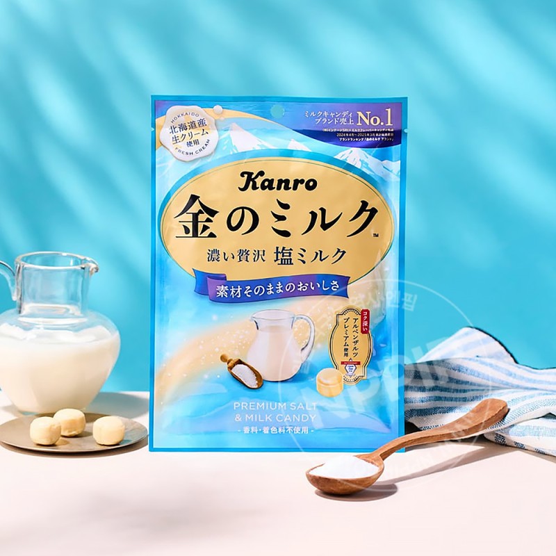 칸로 킨노밀크 금의우유 캔디 소금밀크맛 61g
