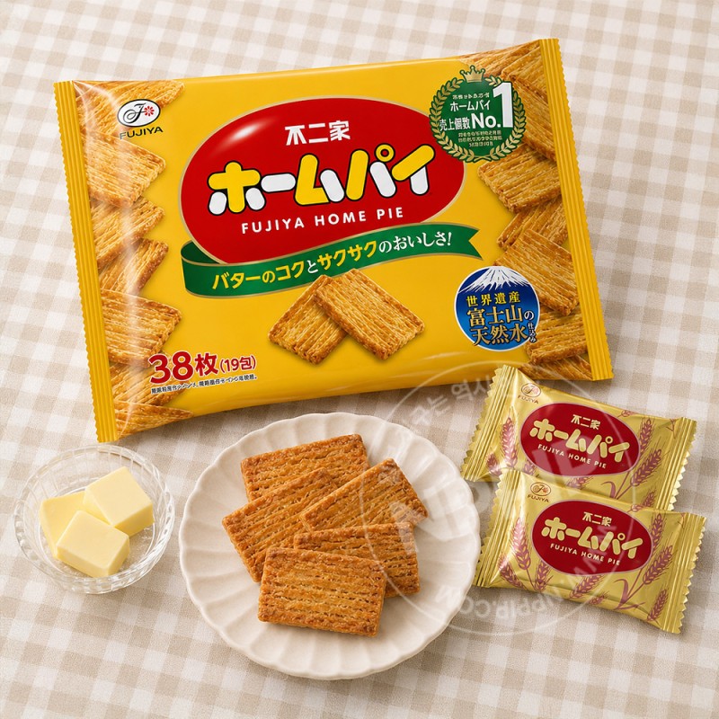 후지야 홈파이 일본 대용량 버터 쿠키38매입