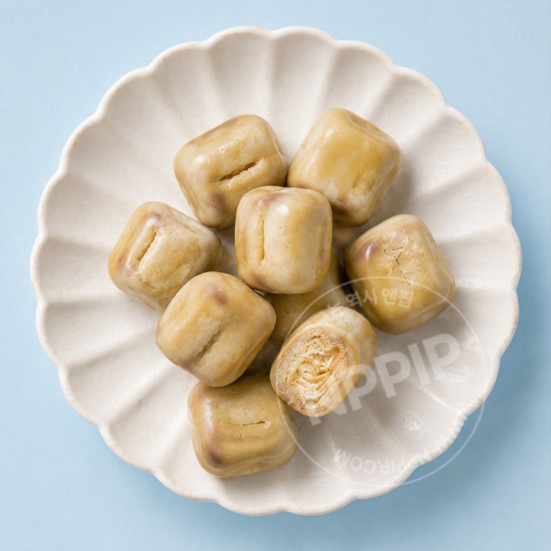 부르봉 히토쿠치 루만도 소금 캬라멜 아이스크림맛 47g