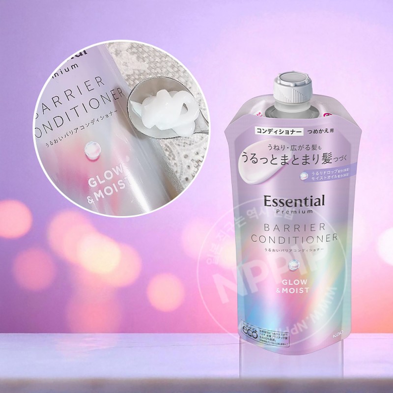 에센셜 프리미엄 베리어 컨디셔너 글로우&모이스트 리필 340ml