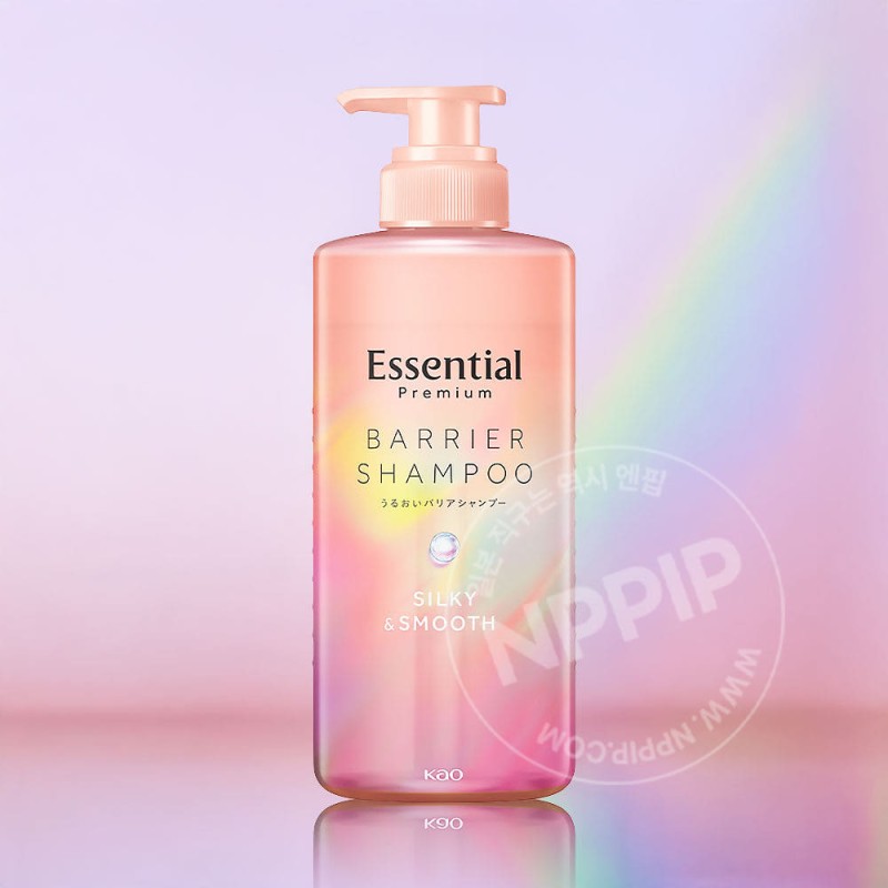 에센셜 프리미엄 베리어 샴푸 실키&스무스 450ml