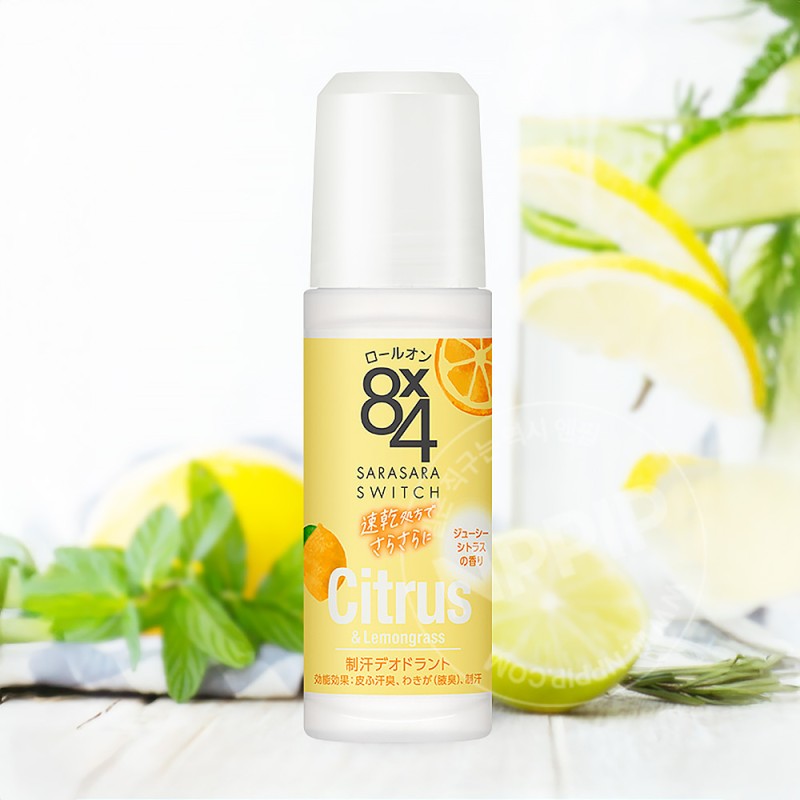 카오 8x4 롤온 데오드란트 쥬시 시트러스향 45ml