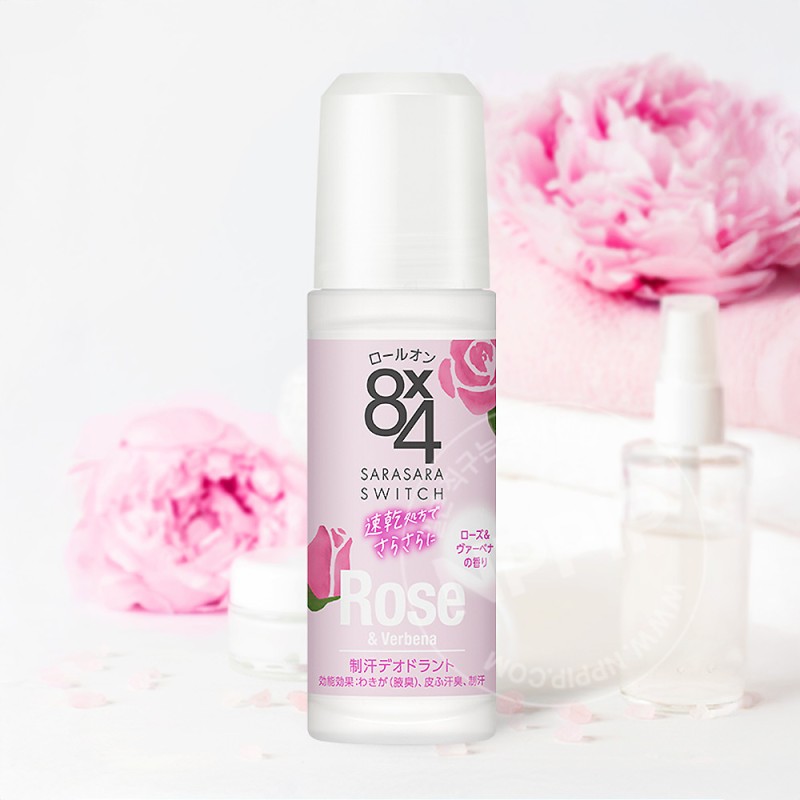 카오 8x4 롤온 데오드란트 로즈 버베나향 45ml
