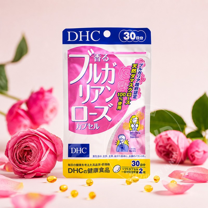 DHC 향기로운 불가리안 로즈 캡슐 먹는 아로마 향수 30정