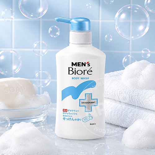 맨즈비오레 약용 데오드란트 바디워시 비누향 420ml