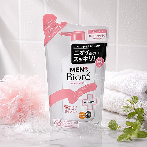 맨즈비오레 약용 데오드란트 바디워시 피부케어 타입 플로럴향 리필 360ml