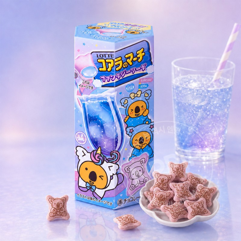 롯데 코알라노마치 판타지 소다맛 46g