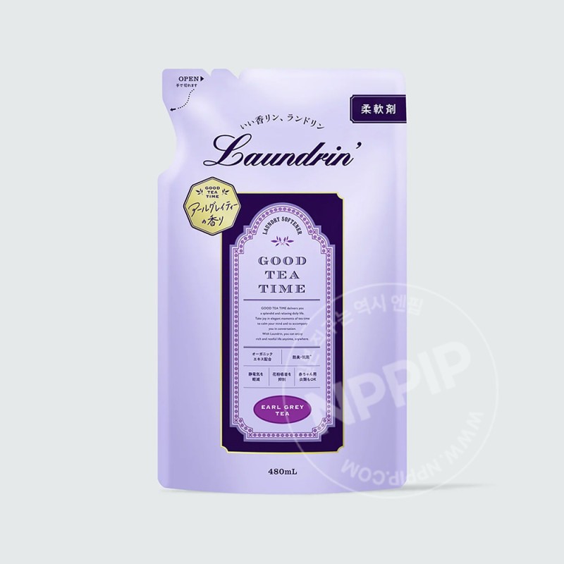란도린 굿티타임 섬유유연제 얼그레이티향 리필 480ml