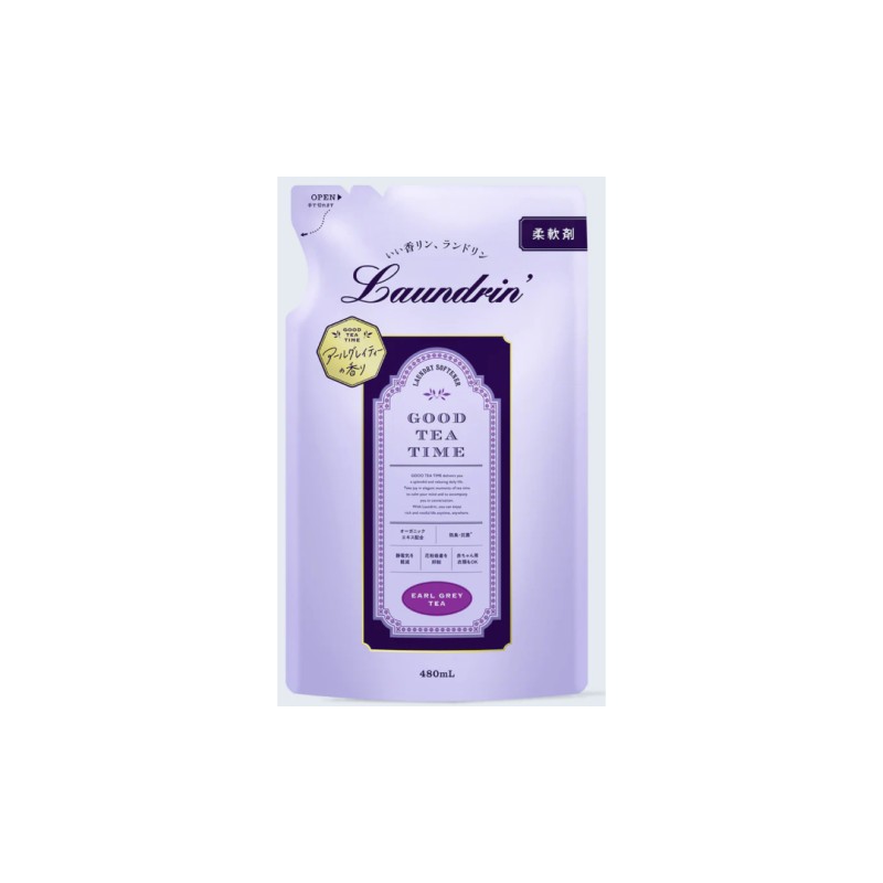 란도린 굿티타임 섬유유연제 얼그레이티향 리필 480ml