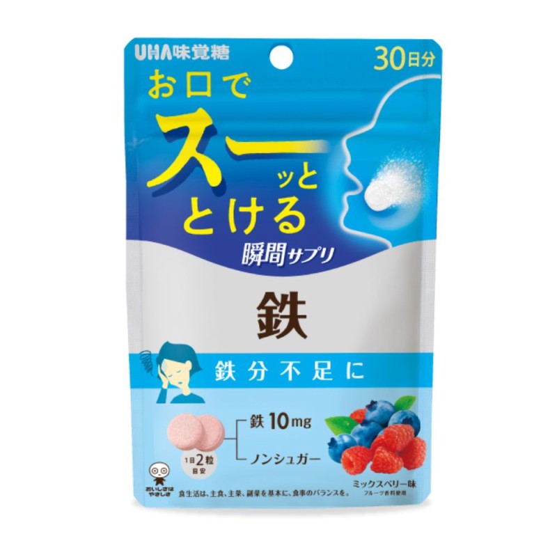 UHA미각당 순간 서플리 철 믹스베리맛 30일분 60알