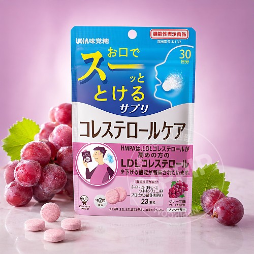 UHA미각당 순간 서플리 콜레스트롤 케어 포도맛 30일분 60알