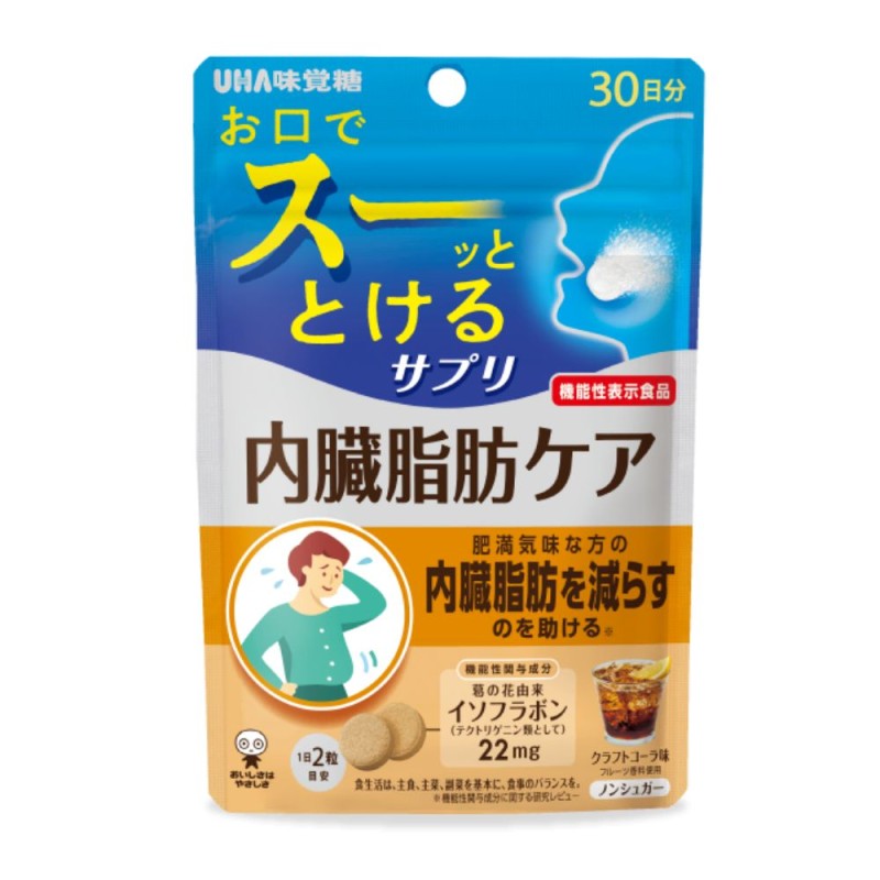 UHA미각당 순간 서플리 내장 지방 케어 크래프트콜라맛 30일분 60알