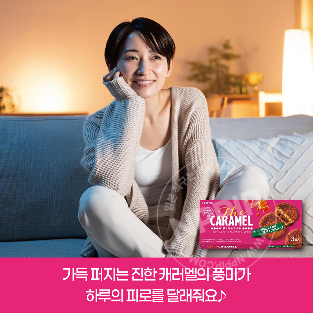 롯데 더 카라멜 쿠키 3개입