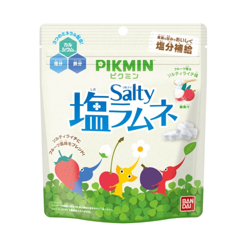 반다이 피크민 솔티 소금 라무네 태블릿 사탕 라이치맛 39g