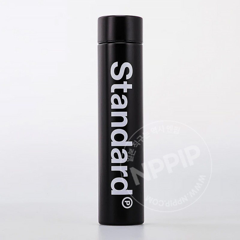 스탠다드 프로덕트 스테인리스 보틀 물병 블랙 로고 200ml