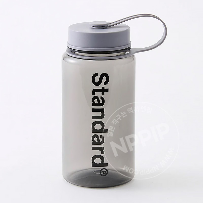 스탠다드 프로덕트 드링크 보틀 반투명 블랙 물병 650ml
