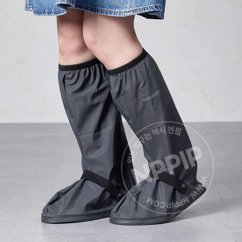 3coins 방수 롱 슈즈 커버 차콜그레이 M 23.5~24cm