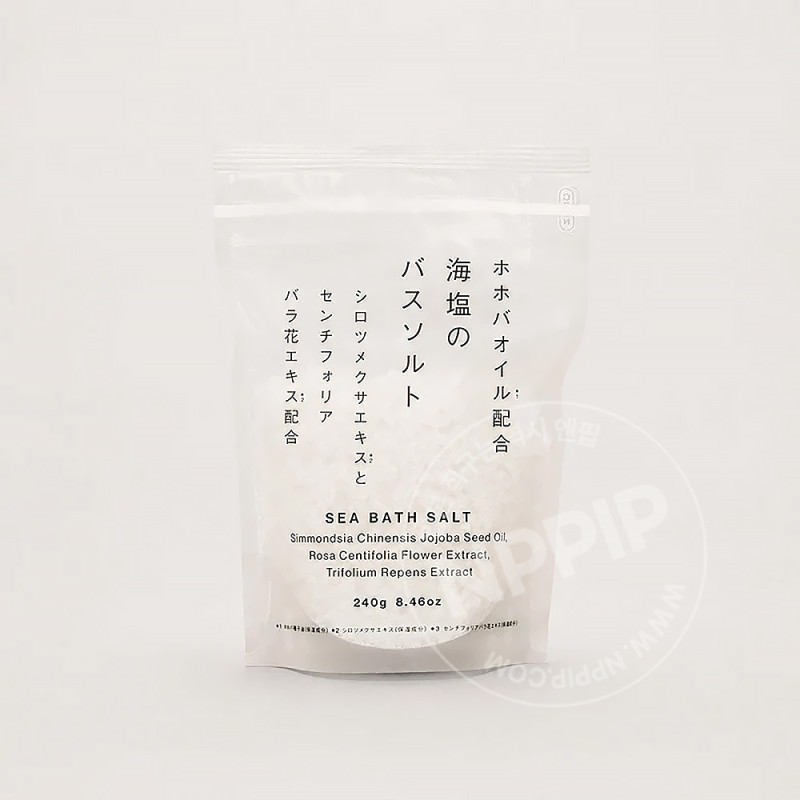 스탠다드 프로덕트 배스솔트 목욕 소금 입욕제 흰색클로버 장미향 240g
