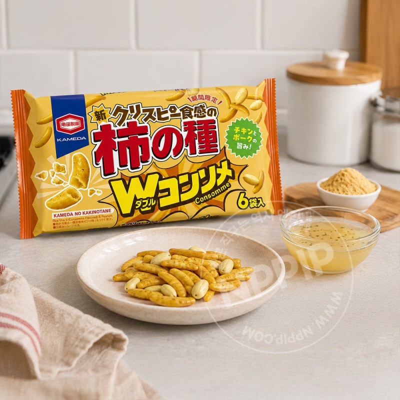 카메다제과 카키노타네 더블 콘소메맛 6봉입
