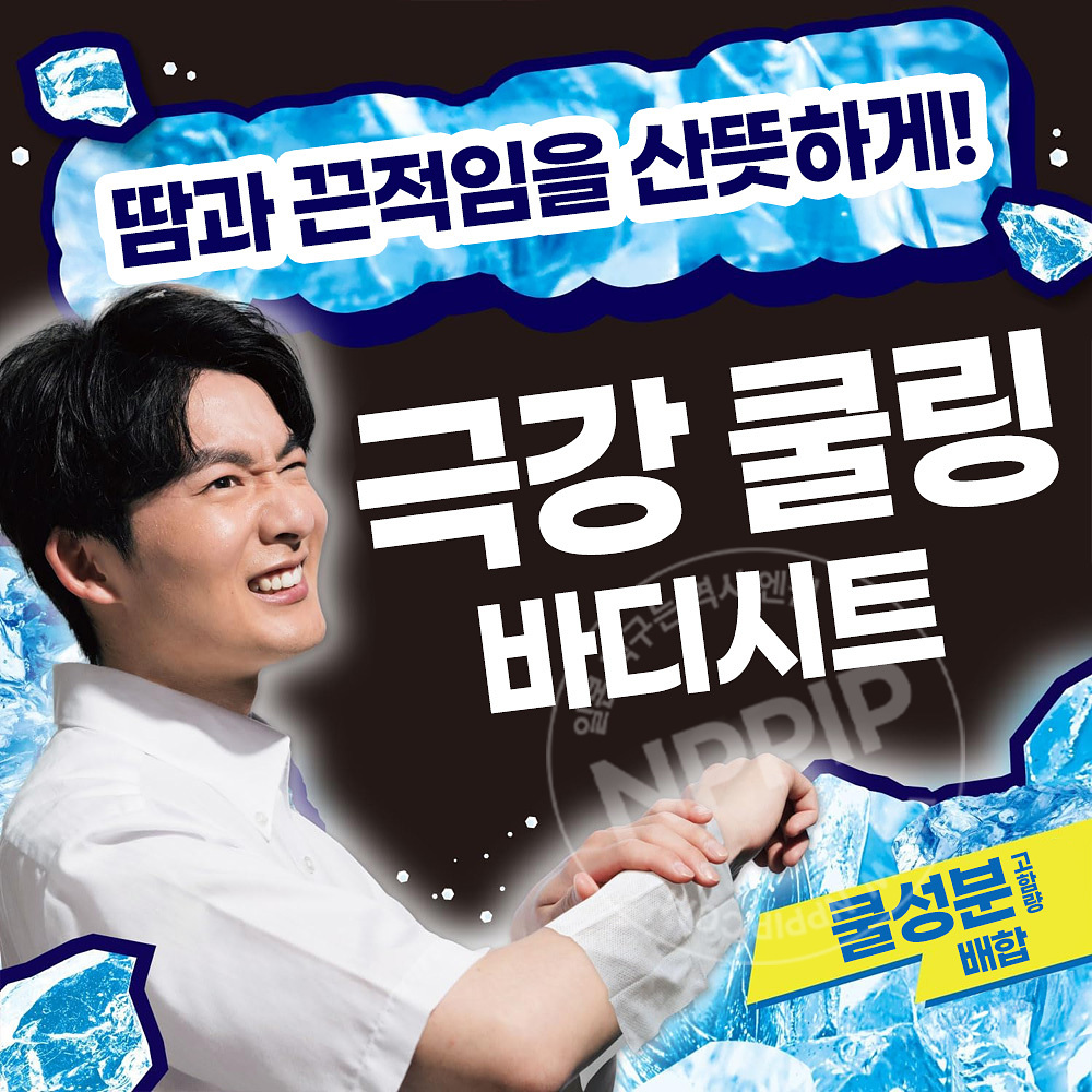 아이스논 아이스킹 극냉 냉감 바디시트 민트향 30매입