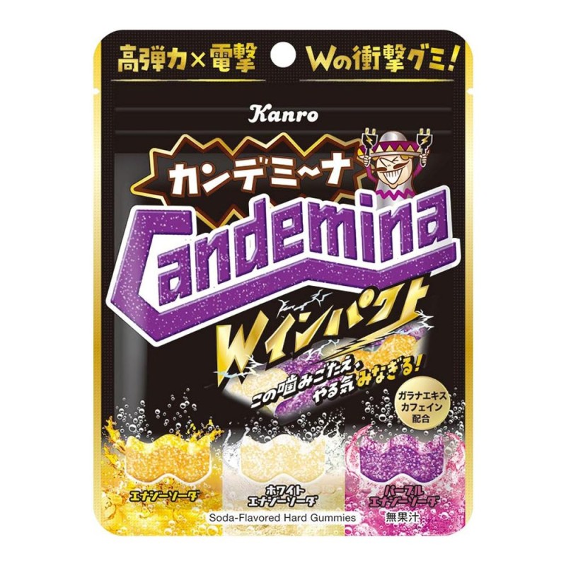 칸로 칸데미나 구미 젤리 W임팩트 에너지소다맛 72g