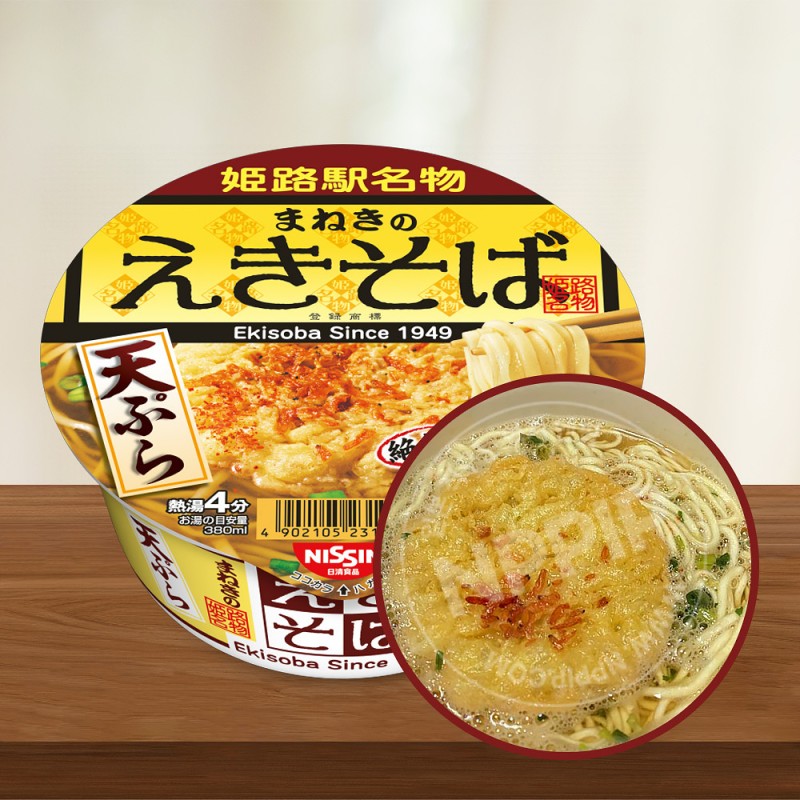 닛신 마네키노 에키소바 텐푸라 튀김 우동 85g