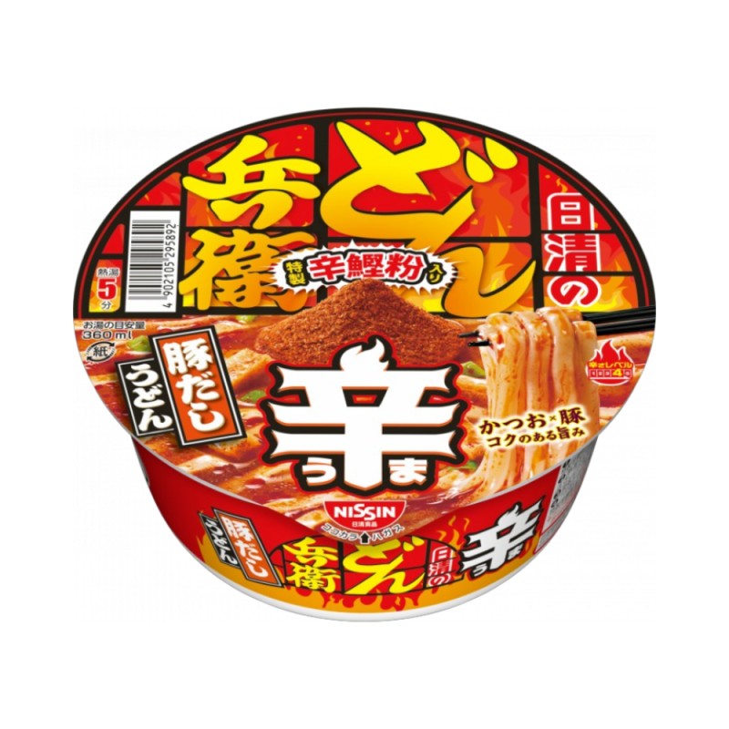 닛신 매운 돈베이 돼지 육수 우동 94g