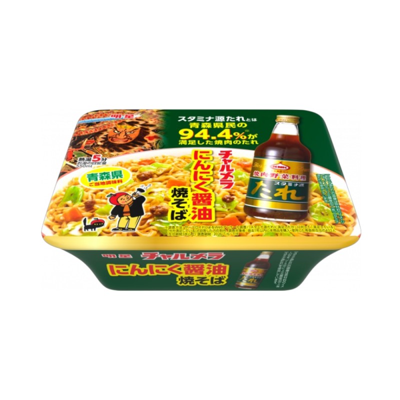묘조 차루메라 스태미나 소스 마늘 간장 야끼소바 109g