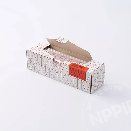 스탠다드 프로덕트 더블 지퍼백 냉동보관백 애로우 40매 19cmX19cm