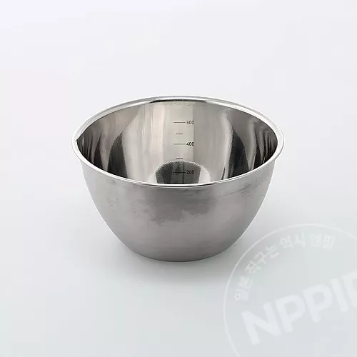 스탠다드 프로덕트 눈금 표시 스테인리스 소분 볼 600ml