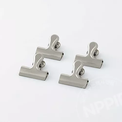스탠다드 프로덕트 스테인리스 클립 4개 4cm