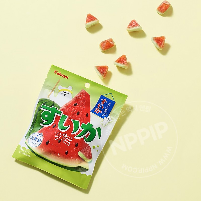 카바야 스이카 구미 수박맛 젤리 50g