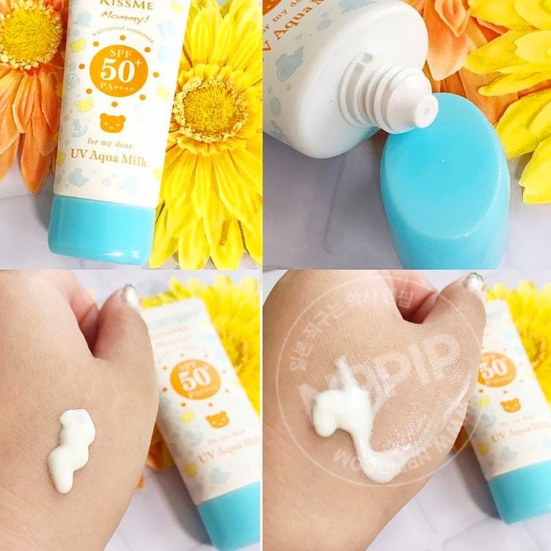 키스미 마미 아쿠아 밀크 uv 선크림 50g