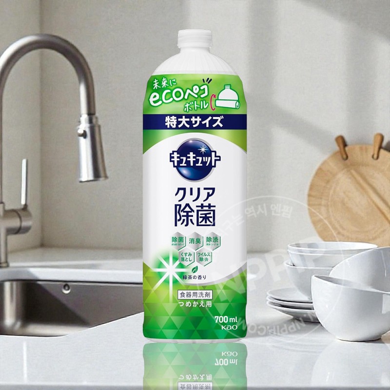 큐큣토 클리어 살균 녹차향 리필 700ml