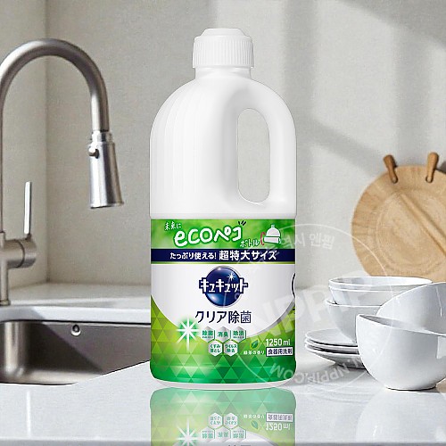 큐큣토 클리어 살균 녹차향 리필 1250ml