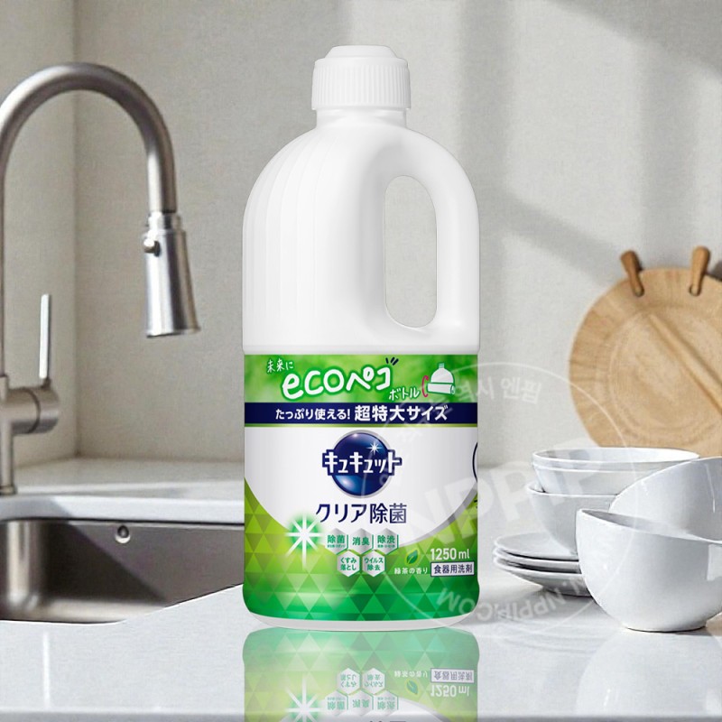 큐큣토 클리어 살균 녹차향 리필 1250ml
