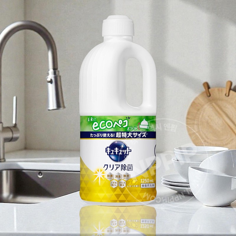 큐큣토 클리어 살균 레몬향 리필 1250ml