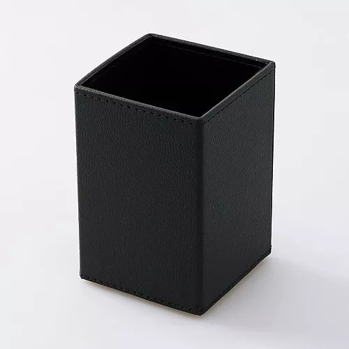 스탠다드 프로덕트 레더풍 펜꽂이 8cmx8cmx12cm