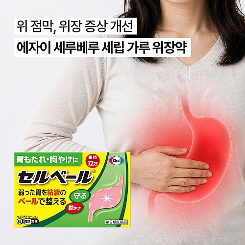 에자이 세루베루 세립 가루 위장약 12포/27포