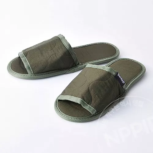 스탠다드 프로덕트 소프트 나일론 트래블 슬리퍼 그린 27cm