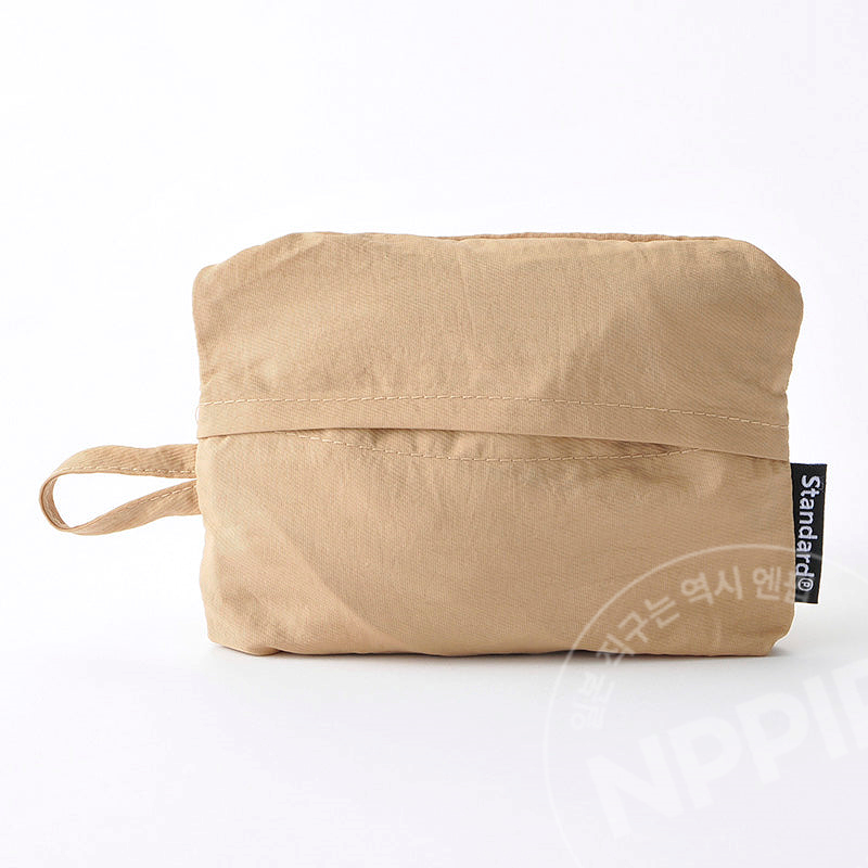 스탠다드 프로덕트 소프트 나일론 트래블 수납케이스 베이지 43cm×30cm×8cm