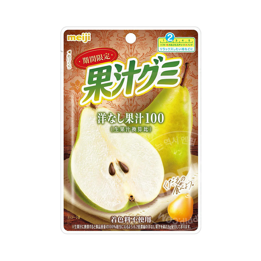메이지 과즙구미 서양배맛 젤리 47g