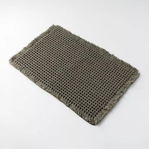 스탠다드 프로덕트 와플 직조 욕실 매트 35cmx55cm 그린
