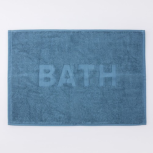 스탠다드 프로덕트 타월 소재 욕실 매트 블루 BATH