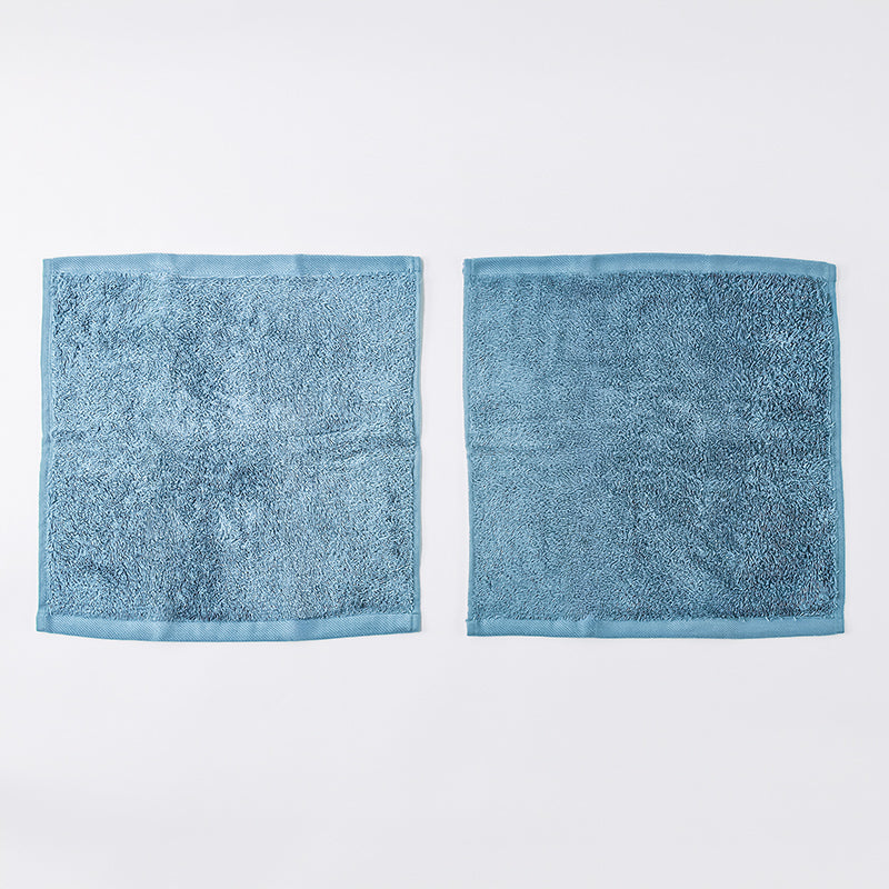 스탠다드 프로덕트 FLUFFY TOWEL 부드러운 핸드타월 2매조 블루