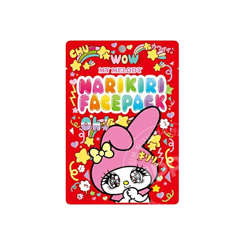 돈키호테 산리오 캐릭터즈 마이멜로디 카와이이 나베유카 페이스 마스크팩